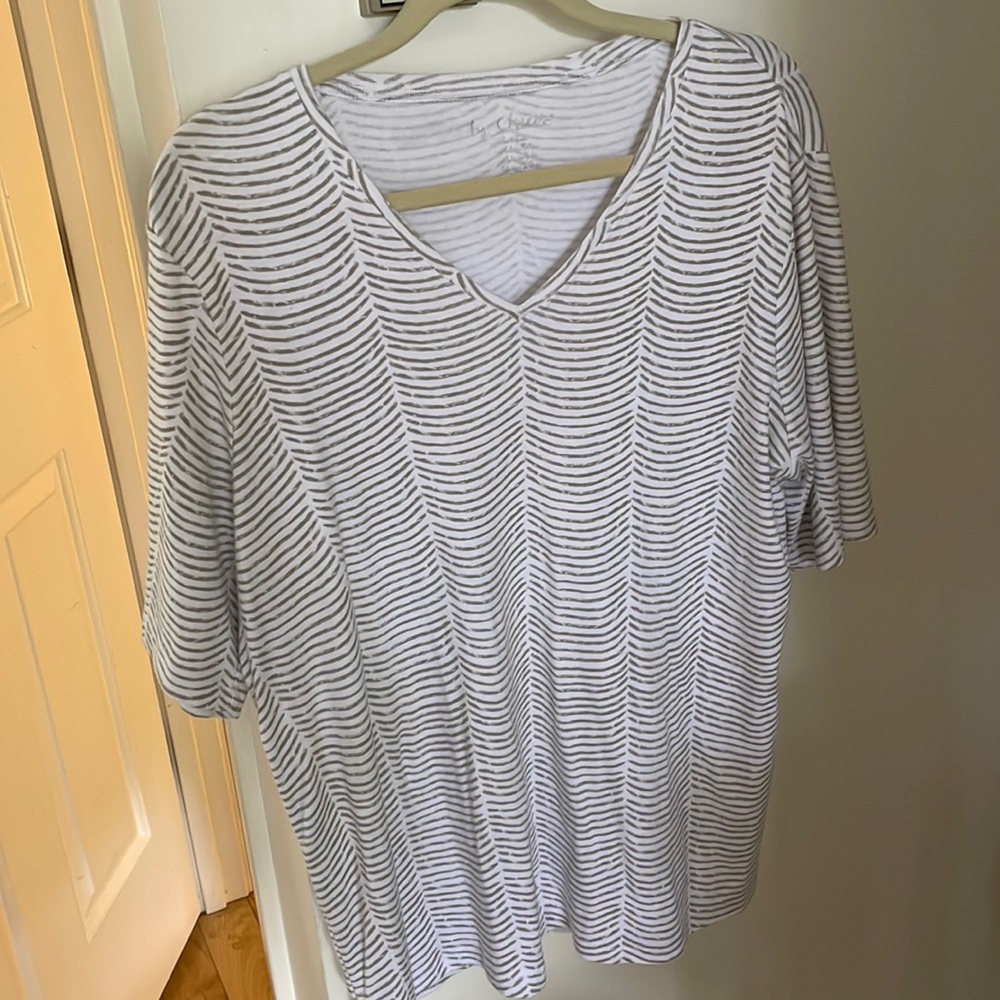 Chicos elbow sleeve top